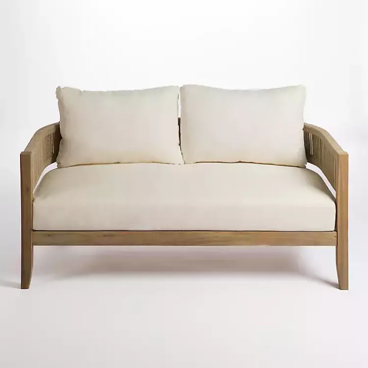 Kirklands Home Outdoor Seating|Seaside Outdoor Settee