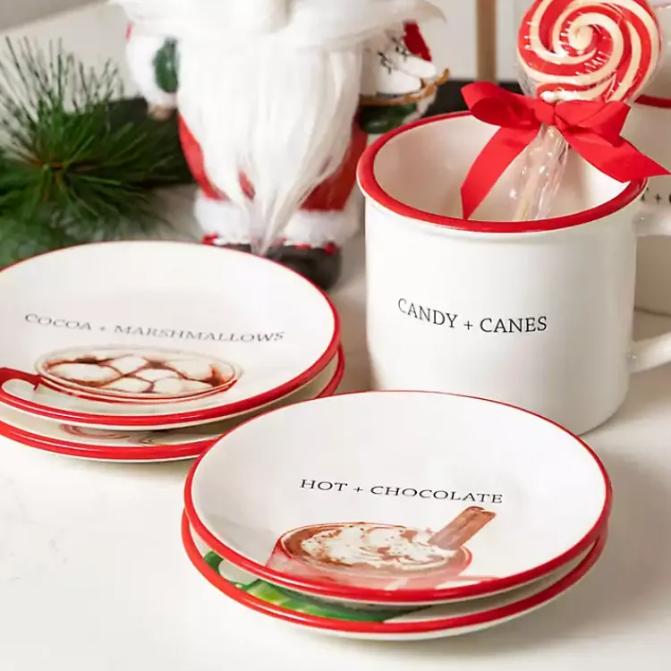 Online Seasonal Sweets Mugs, Set of 4 Christmas Dining & Entertaining