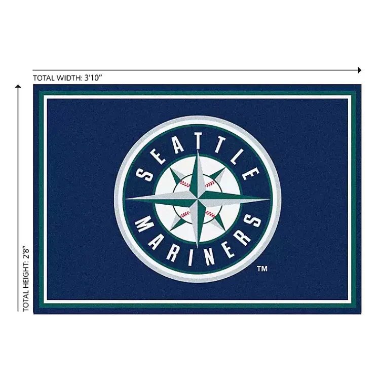 Kirklands Home Area Rugs|Seattle Mariners Spirit Rug, 3x4