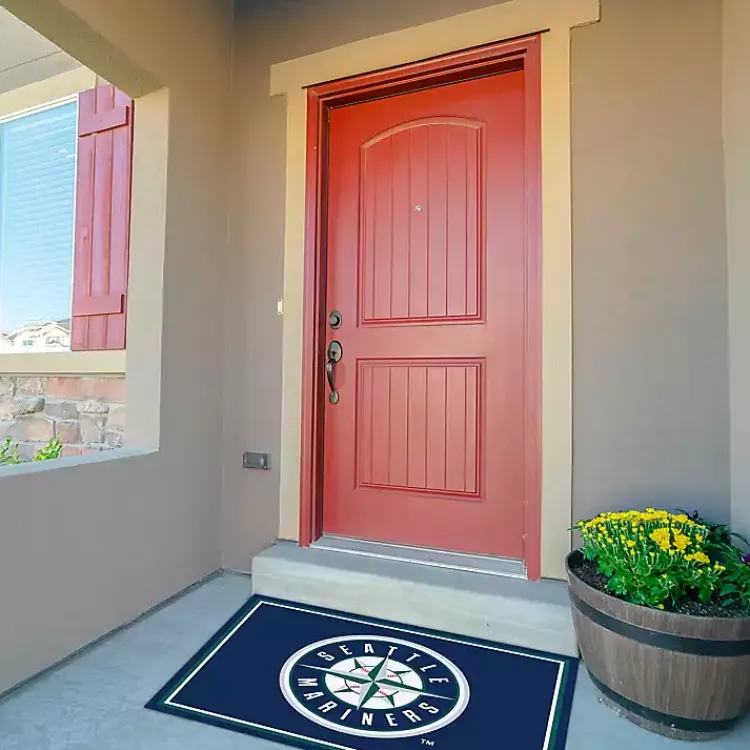 Kirklands Home Area Rugs|Seattle Mariners Spirit Rug, 3x4