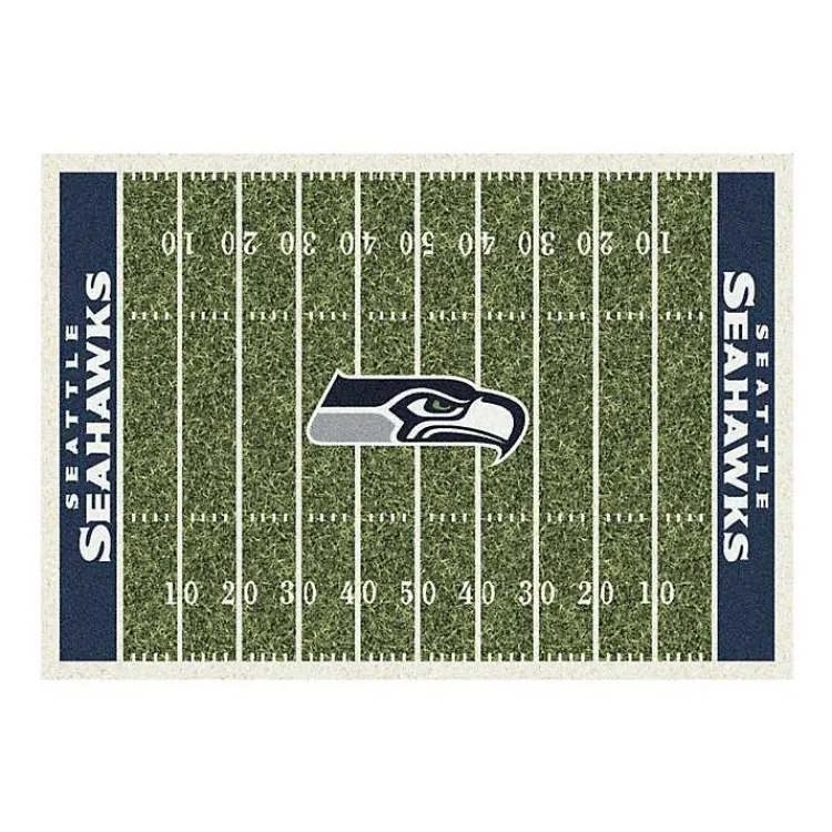 Kirklands Home Area Rugs|Seattle Seahawks Home Field Area Rug, 6x8 Green