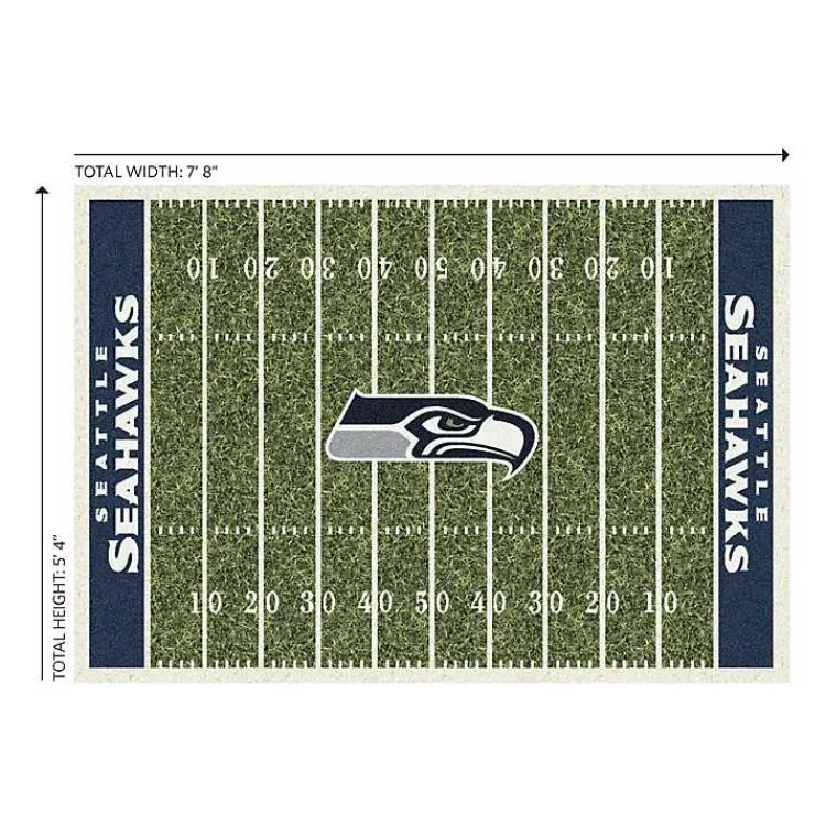 Kirklands Home Area Rugs|Seattle Seahawks Home Field Area Rug, 6x8 Green