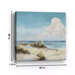 Kirklands Home Canvas Art|Secret Sands Shoreline Canvas Art Print Blue