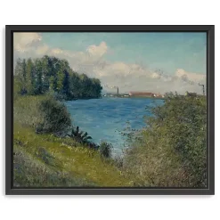 Kirklands Home Canvas Art|Seine at Argenteuil Framed Canvas Art Print