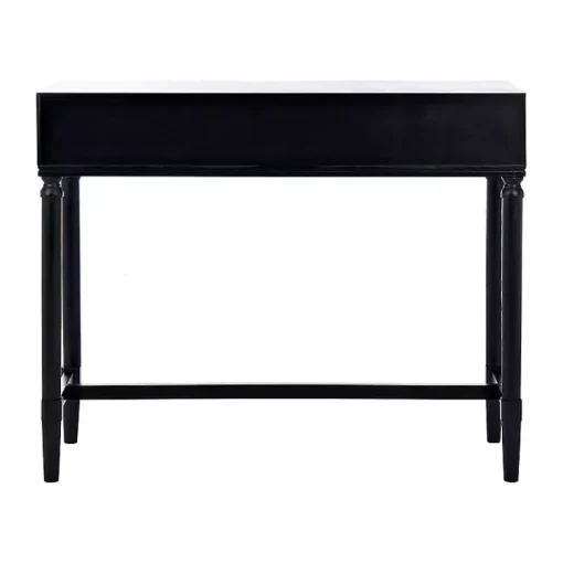 Kirklands Home Console Tables|Serena 2-Drawer Console Table Black