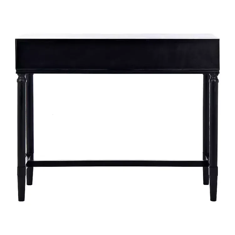 Kirklands Home Console Tables|Serena 2-Drawer Console Table Black