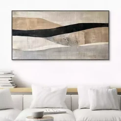 Kirklands Home Canvas Art|Serene Abstract Landscape Framed Canvas Art Print