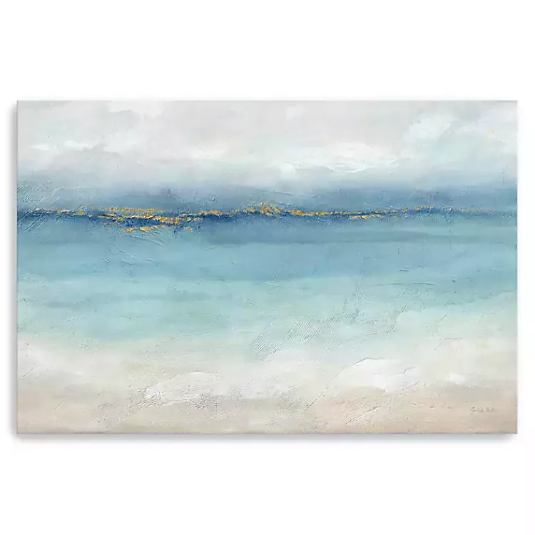 Kirklands Home Canvas Art|Serene Sea Abstract Canvas Wall Art