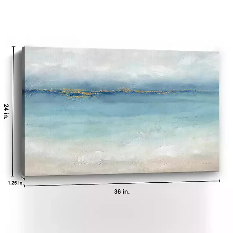 Kirklands Home Canvas Art|Serene Sea Abstract Canvas Wall Art