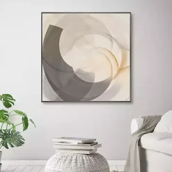 Kirklands Home Canvas Art|Shadow Swoop Framed Canvas Art Print