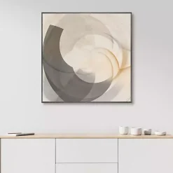 Kirklands Home Canvas Art|Shadow Swoop Framed Canvas Art Print