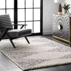 Kirklands Home Area Rugs|Shattered Diamonds Scarlette Area Rug, 5x7