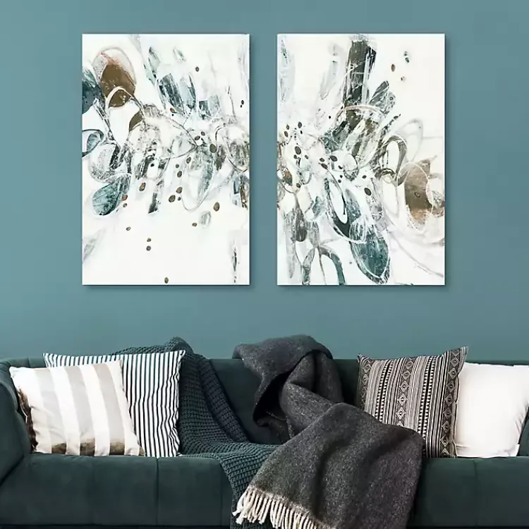 Kirklands Home Canvas Art|Shattered Glass Canvas Art Prints, Set of 2