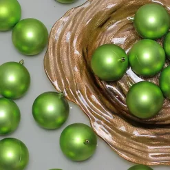 Hot Shatterproof Matte Kiwi 32-pc. Ornaments Christmas Ornaments