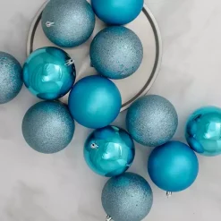 Hot Shatterproof Turquoise Multi 32-pc. Ornaments Christmas Ornaments