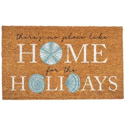 Best Shells Home for the Holidays Coir Doormat Outdoor Christmas Decorations