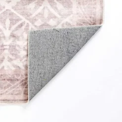 Kirklands Home Area Rugs|Shiva Red Botanical Washable Runner, 2x7