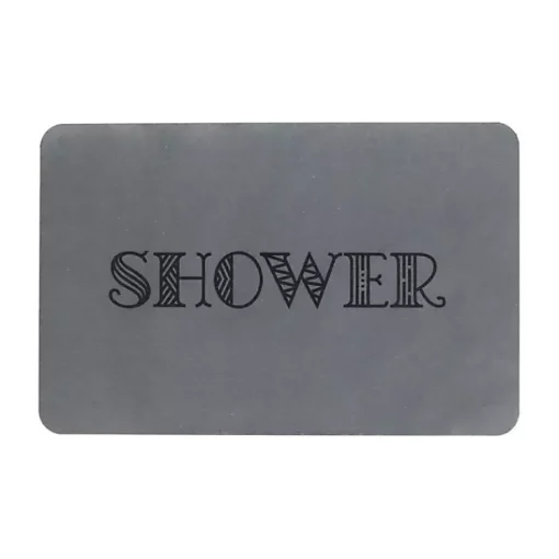 Kirklands Home Bathroom Rugs|Shower Stone Bath Mat Gray