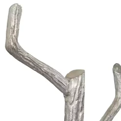 Kirklands Home Entryway Furniture|Silver Aluminum Tree Branch Coat Rack