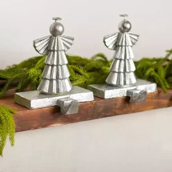Discount Angel Stocking Holders, Set of 2 Christmas Stockings & Stocking Holders