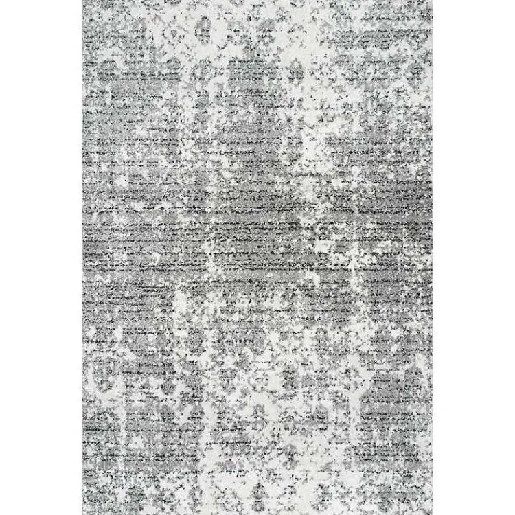 Kirklands Home Area Rugs|Silver Deena Abstract Area Rug, 5x8