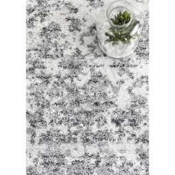 Kirklands Home Area Rugs|Silver Deena Abstract Area Rug, 5x8