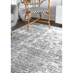 Kirklands Home Area Rugs|Silver Deena Abstract Area Rug, 7x9