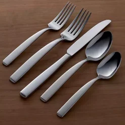 Kirklands Home Flatware & Cutlery|Silver Dylan 20-pc. Everyday Flatware Set