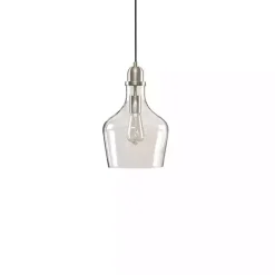 Kirklands Home Chandeliers & Pendant Lighting|Glass Avalon Pendant Light Silver