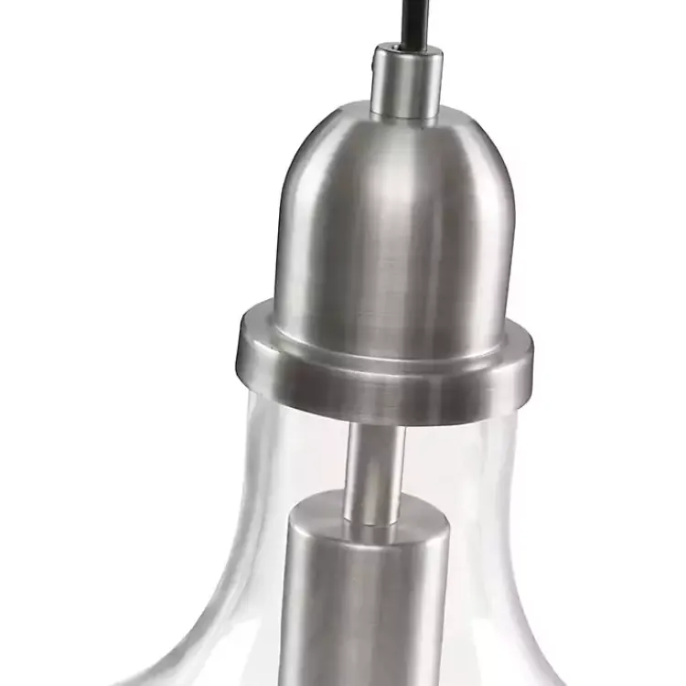 Kirklands Home Chandeliers & Pendant Lighting|Glass Avalon Pendant Light Silver