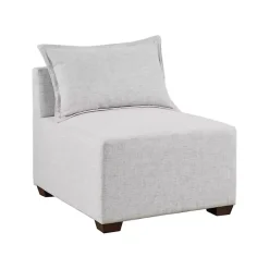 Kirklands Home Sofas & Loveseats|Silver Modular Armless Accent Chair Gray
