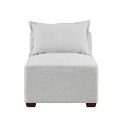 Kirklands Home Sofas & Loveseats|Silver Modular Armless Accent Chair Gray