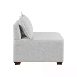 Kirklands Home Sofas & Loveseats|Silver Modular Armless Accent Chair Gray
