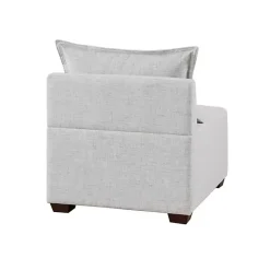 Kirklands Home Sofas & Loveseats|Silver Modular Armless Accent Chair Gray
