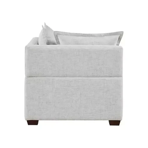 Kirklands Home Sofas & Loveseats|Silver Modular Corner Accent Chair Gray