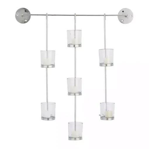 Online Hanging Glass Votive Wall Plaque Sconces