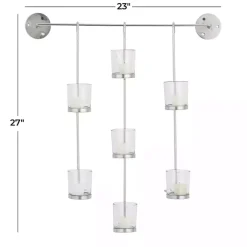 Online Hanging Glass Votive Wall Plaque Sconces
