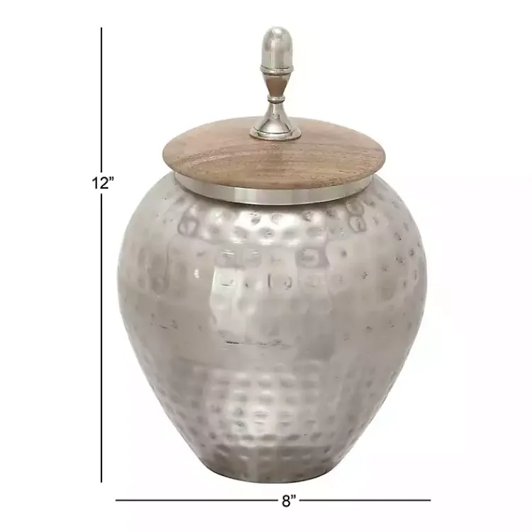 Best Jar with Mango Wood Lid Decorative Bowls & Jars