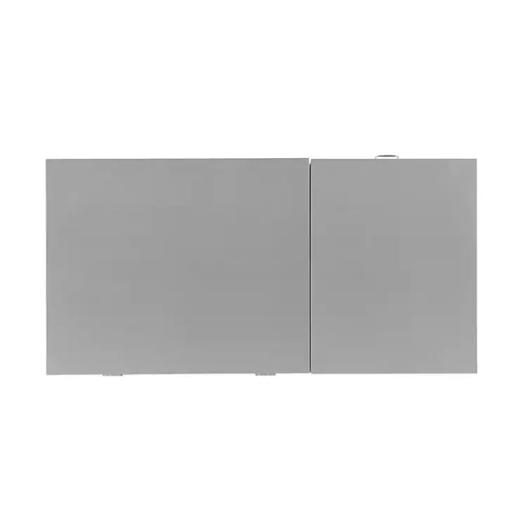 Kirklands Home Dressers & Chests|Silver Lattice Ella 2-pc. Vanity Set Gray