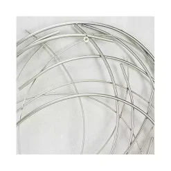 Kirklands Home Wall Plaques|Metal Wire Abstract Wall Plaque Silver