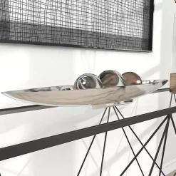 Metallic Canoe Tray Decorative Trays