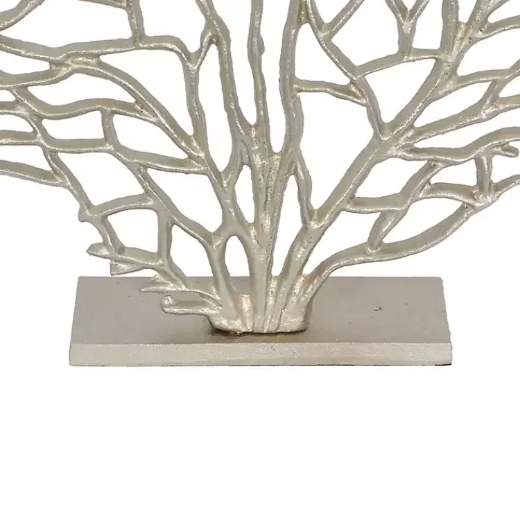 Clearance Metallic Coastal Branch Statue Statues & Figurines