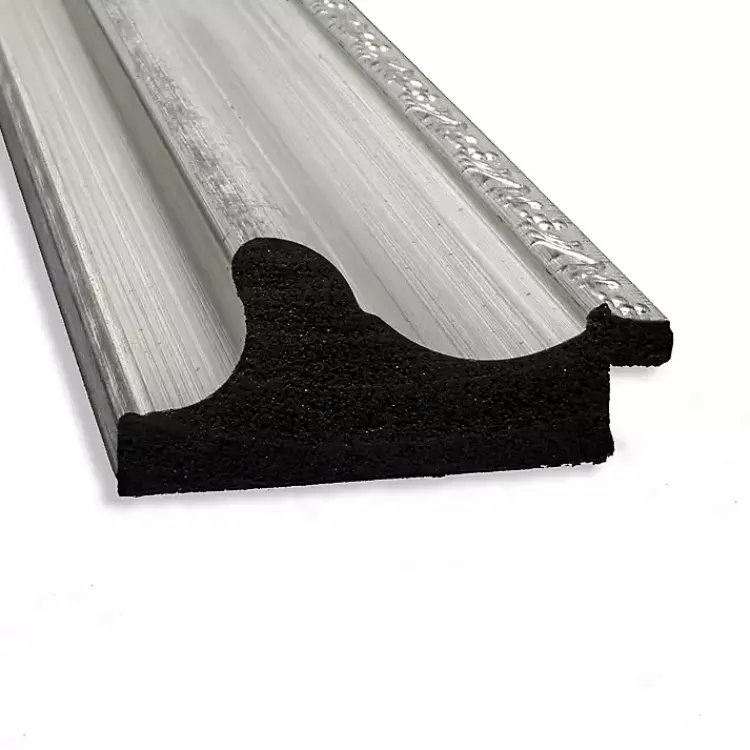 Kirklands Home Decorative Mirrors|Silver Patina Scallop Framed Mirror, 35x45 in.