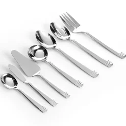 Kirklands Home Flatware & Cutlery|Stainless Steel 55-pc. Flatware Set Silver