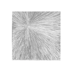Kirklands Home Canvas Art|Sunburst Dimensional Resin Wall Art Silver