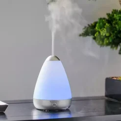 Discount Silver Ultrasonic Essential Oil Diffuser Home Fragrance