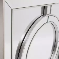 Kirklands Home Decorative Mirrors|Silver Windowpane Square Wall Mirror