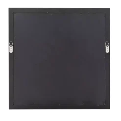 Kirklands Home Decorative Mirrors|Silver Windowpane Square Wall Mirror