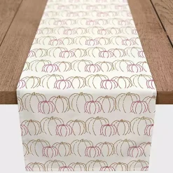 Outlet Simple Pumpkins Table Runner, 72 in. Fall