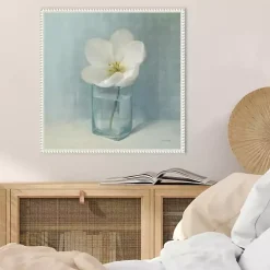 Kirklands Home Canvas Art|Single White Tulip Framed Canvas Art Print